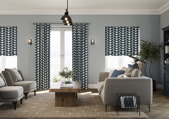 Orla Kiely Botanica Stem, Whale - Made to Measure Curtains - Image 3